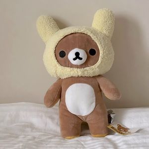 Rilakkuma San-X Yellow Bunny Ears 12.5" Plush